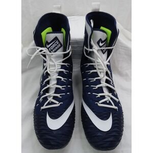 Men's‎ Nike Force Savage Elite TD Navy And White Football Cleats Size 18